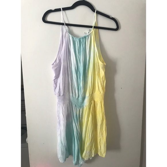 forever 21 rainbow romper